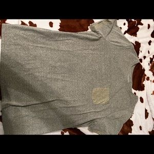 Grey gold T-shirt